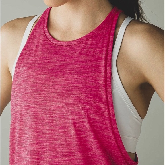 lululemon athletica Tops - NWT Lululemon Sweat Date Tank Red size 6!